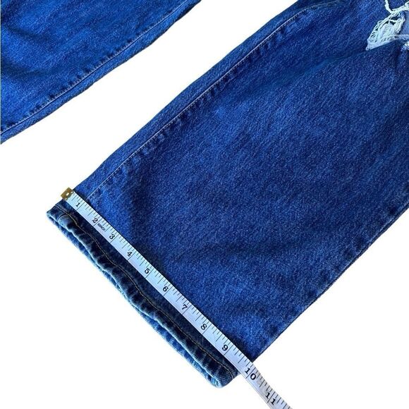 Wild fable highest rise baggy jeans distressed medium wash size 29/8 - Picture 14 of 16